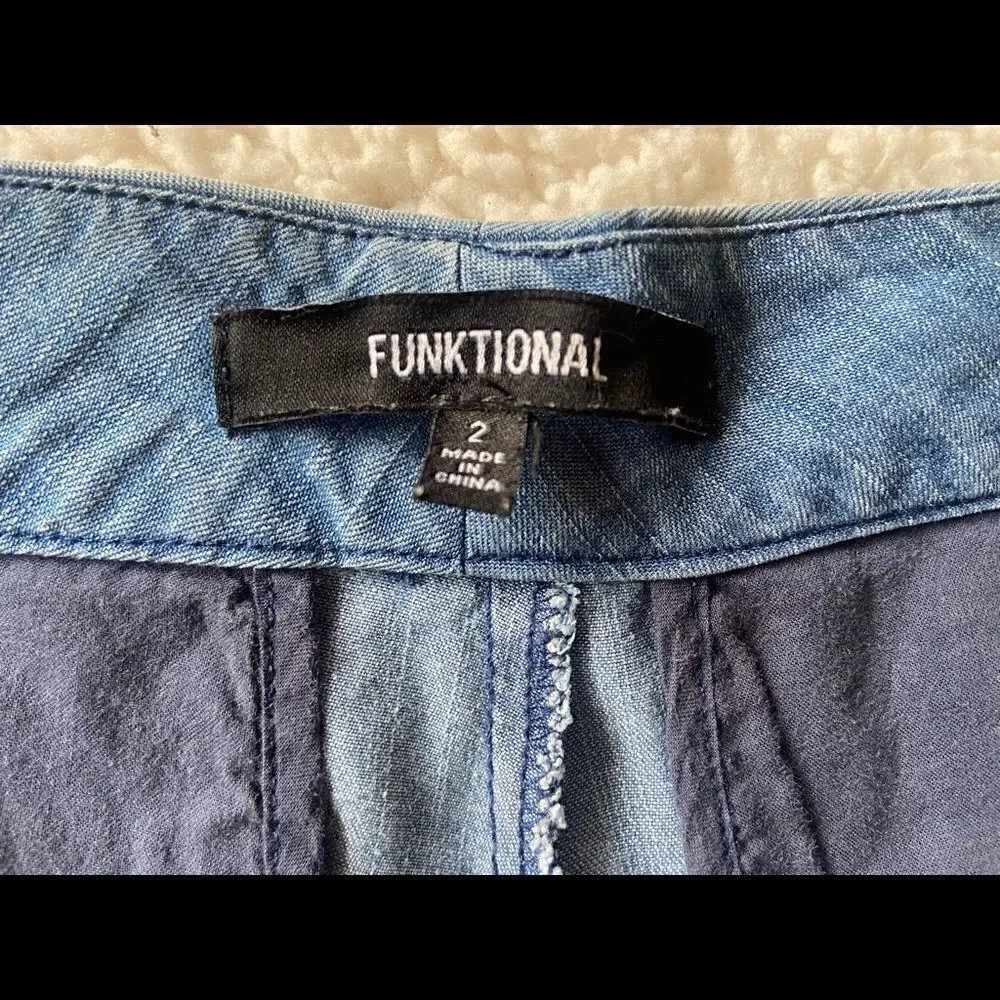 Funktional  100% leather Detail Shorts